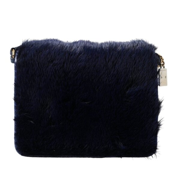 Dolce & Gabbana Exquisite Blue Mink Fur Shoulder Bag/Blue - Picture 6 of 6